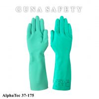 X2 Paare Delta Plus vv835 chemsafe Grün Nitril chemikalienresistente Grip Handschuhe 